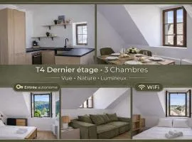 T4 Dernier étage 3 Chambres Vue nature Lumineux