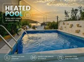 Beach Villa Ema with Heated Pool