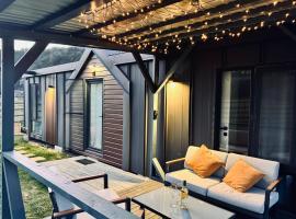 Peak View Tiny House - Piatra Craiului Nest，位于泽尔内什蒂的酒店