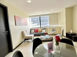 Apartamento, Torres Bellini, Puerto Santa Ana, 2 dormitorios, parqueo, vista al río