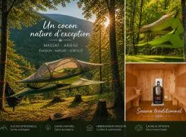 D'Tente Sky lodge Tente suspendue sous les étoiles vue nature