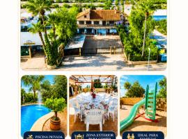 Villa en Lorca Piscina Vistas Terraza y Barbacoa-Venta Ruizo，位于洛尔卡的酒店