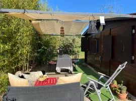 Chalet des oliviers 10mn CV Béziers dans propriété bien pour cyclistes