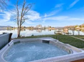 Doc Side - Serene lakefront home with dock, hot tub, pool table & beautiful views