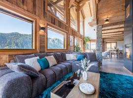 Chalet Familial Le Whymper 5 étoiles SPA Sauna Chatel，位于沙泰勒的酒店