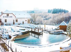 赛琳赫波托卡膳食旅馆，位于Nová Lhota的滑雪度假村