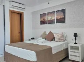 Flat Família, moderno, completo, área de lazer, academia, novo e no coração da cidade, em Saint Moritz Brasília Hotel