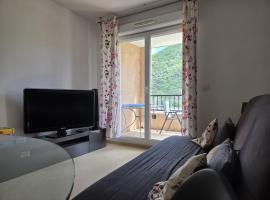 l'écrin des Naïades, Appartement T3 avec piscine，位于阿韦恩的酒店