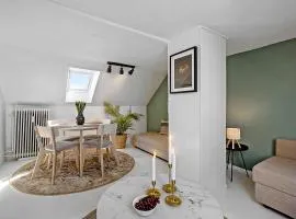 Small, cozy penthouse with free parking