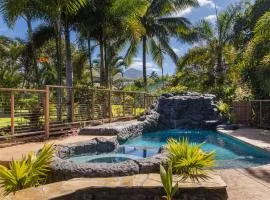 Princeville Kauai Luxury Retreat | Pool, Hot Tub, AC, 5BR, Sleeps 10