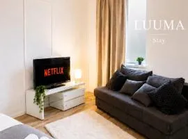 LUUMA Stay -Zentrales Designer Studio- Highspeed Wlan-Vollküche-Smart TV