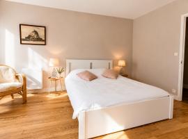 Gîte cosy Vertus avec terrasse privé proche maisons de Champagne Epernay Reims，位于韦尔蒂的酒店