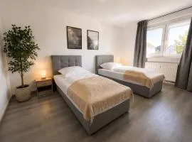 Havn Apartments - 2 Schlafzimmer mit 3 Boxspringbetten, Balkon, Küche, HD TV, Wifi