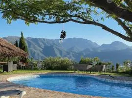 Hacienda el Mirador - Charming casa with lake and mountain view