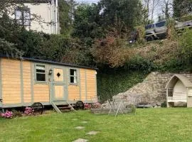Riverside Retreats Shepherds Hut in Newtown Wales