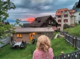 Chalet Oz Vitznau with Lake Lucerne Views