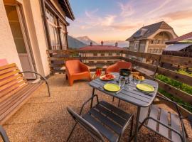 Cosy et calme au coeur de leysin，位于莱森的酒店