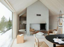 Designer Cabin With Mountain Views In Valdres，位于Ryfoss的酒店