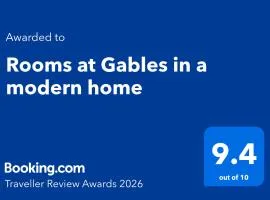 Modern and peaceful accommodation in The Gables