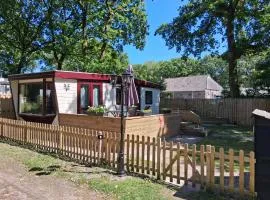 Chalet Vuurvos - sfeervol chalet met omheinde tuin, midden in de bossen van Drenthe