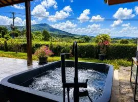Balinese villa with stunning views in Bedugul, near Lake Beratan and Golf course