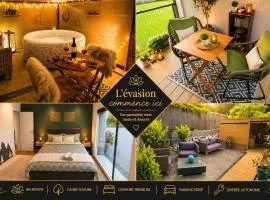 Studio en Gruyère - Grande terrasse privée 50m2 et Jaccuzi optionnel
