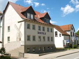 Hotel in der Mühlenstadt，位于Woldegk的酒店