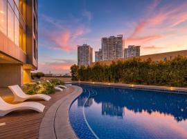 Aeon Towers Private Residential Apartments I Next to Abreeza Ayala Malls I Prime Location l Fast Wifi l Free Pool I Managed by Bleuspace，位于达沃市的酒店