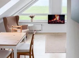 Sea & Field Loft mit Panoramablick nahe Nordsee