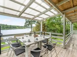 Awesome Home In Bryrup With Lake View