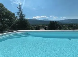 Ecrin du Brusquet - villa moderne avec piscine et vue sur les montagnes