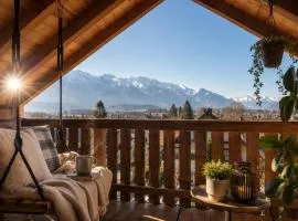Modernes Apartment mit Alpenblick, Balkon & Parkplatz nahe Thun und Interlaken