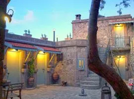 Mystic stone house at the ancient city of Assos
