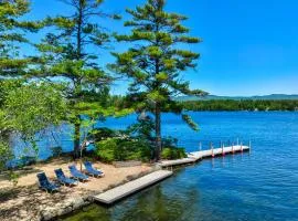 Beach & Mtn Views! Lakefront Moultonborough Home