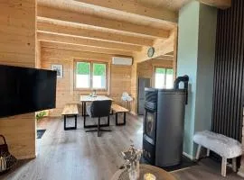 Modernes Blockhaus mit Sauna Flair