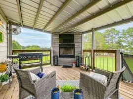 Walk to Lake Texoma! Group Getaway w/ Games + Fun