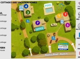 Dreamweavers Cottages and Vacation Homes，位于Rustico的酒店