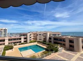 appartement Sète vue sur mer piscine