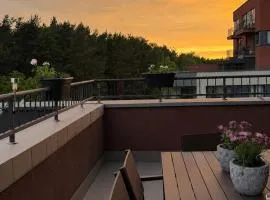 Stylish and cozy Apartment Near Centre with Terrace and private underground parking