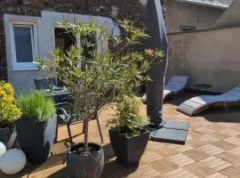 Terrasse der Ruhe im Alten Winzerhaus am Calmont