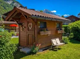 Gemütliches Gartenhüttli mit Alpenblick