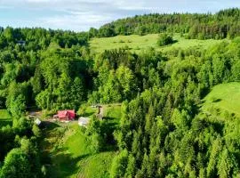 Przysiółek Flądrówka - Dom na odludziu z widokiem na Gorce i Tatry