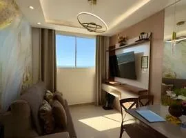 2 Qtos Lindo Apto| Praia +Lazer Completo+ Wi-Fi