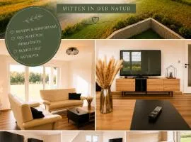 Moderne Bauernhof Wohnung mitten in der Natur
