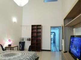 Habitación con chimenea