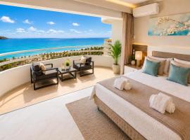 Luxury Ocean View Apartments I Sunset Terrace I Pool I 200m to Praia dos Tr&ecirc;s Castelos，位于波尔蒂芒的酒店