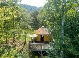 Charming Yurt Getaway on the Edge of the Nantahala Forest, North Carolina