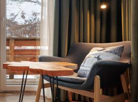 Amber Ski-in/out Hotel & Spa，位于萨斯费的酒店
