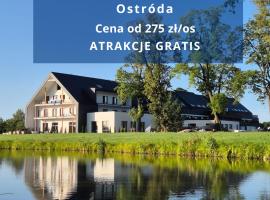 Natural Hotel przy plaży-Ostróda-basen na III kondygnacji，位于奥斯特罗达的酒店