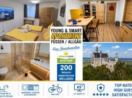 Young & Smart-Apartment inkl Königscard in Füssen Allgäu nahe Neuschwanstein
